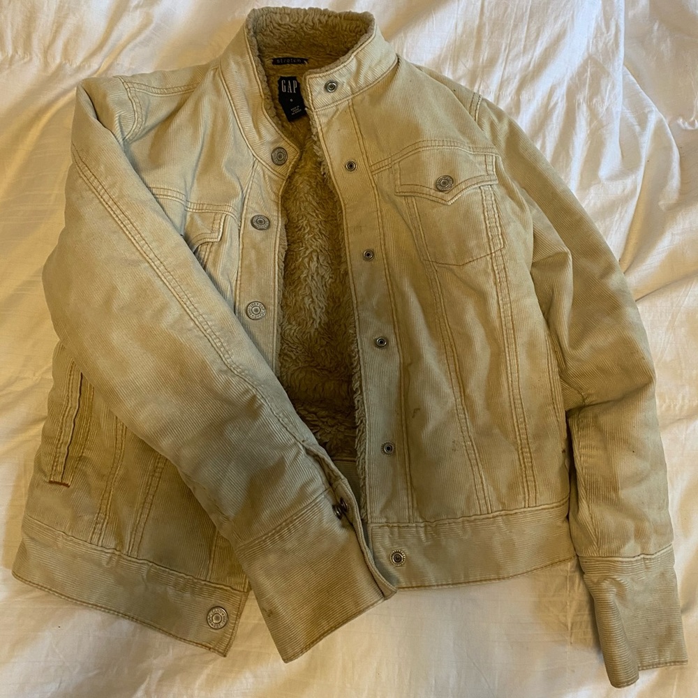 tan corduroy jacket